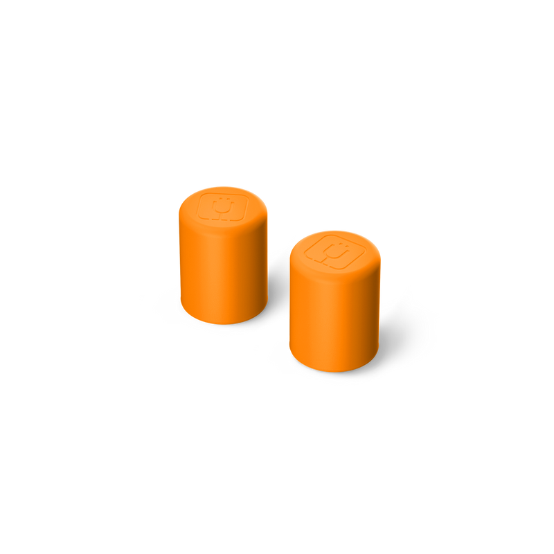 Magnetic Straw Cover | Clementine | 2-Pack