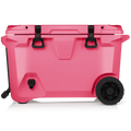 BrüTank 55-Quart Rolling Cooler | Neon Pink