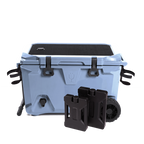 BrüTank 55-Quart Double Drink Holder Cooler Bundle | Denim
