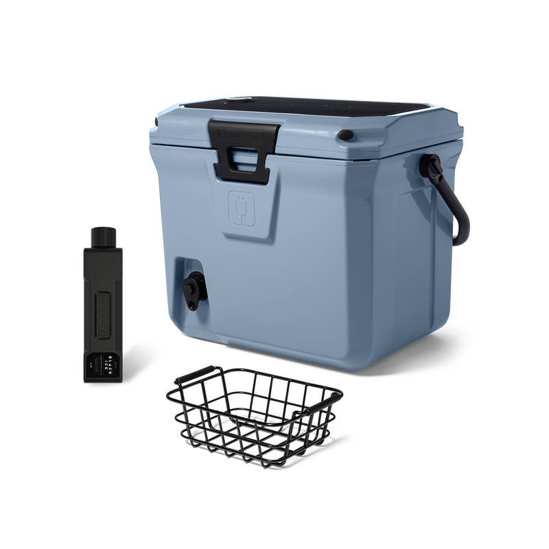 BrüTank 20-Quart Grab + Go Cooler Bundle | Denim