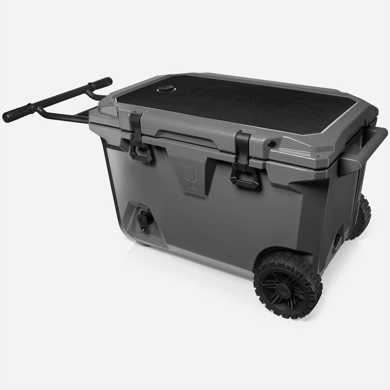 BrüTank 55-Quart Double Drink Holder Cooler Bundle | Charcoal