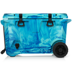 BrüTank 55-Quart Rolling Cooler | Ocean Swirl