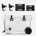 BrüTank 55-Quart Double Drink Holder Cooler Bundle | Ice White