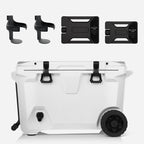 BrüTank 55-Quart Double Drink Holder Cooler Bundle | Ice White