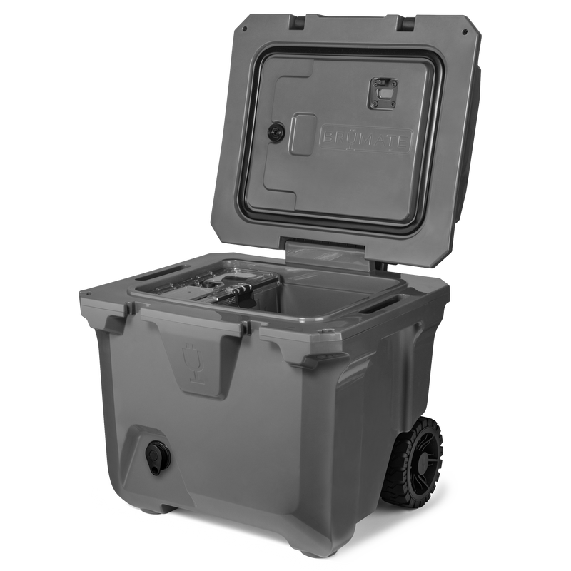 BrüTank 35-Quart Rolling Cooler | Charcoal