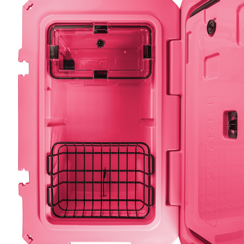 BrüTank 55-Quart Rolling Cooler | Neon Pink