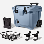 BrüTank 35-Quart Ultimate Day Trip Cooler Bundle | Denim